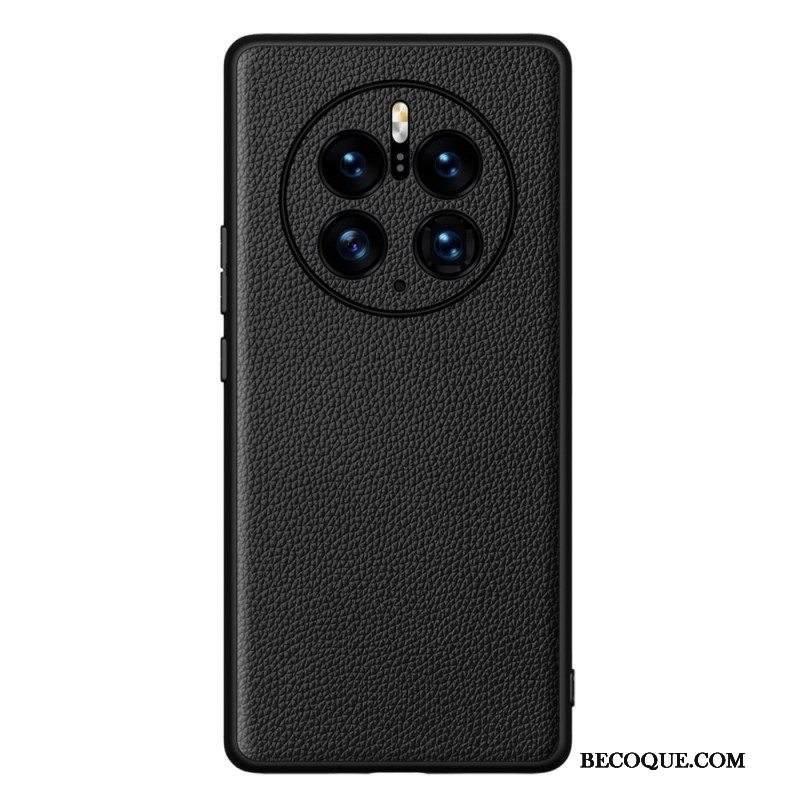 Case Huawei Mate 50 Pro Aitoa Litsi-nahkaa