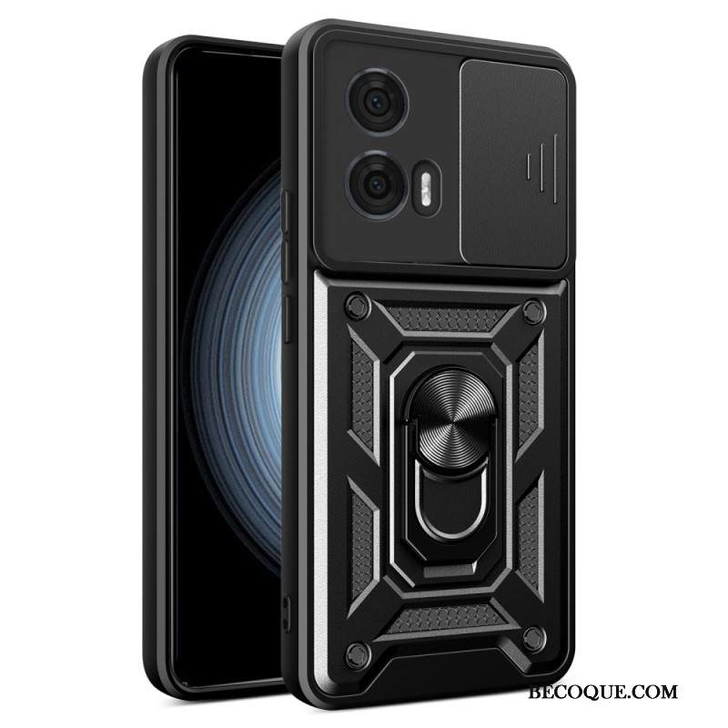 Case Motorola Edge 50 Fusion Puhelinkuoret Tukirengas Ja Liukuva Kamerasuoja