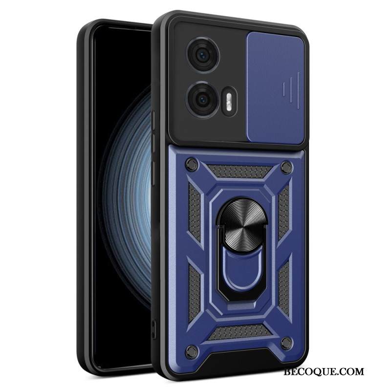 Case Motorola Edge 50 Fusion Puhelinkuoret Tukirengas Ja Liukuva Kamerasuoja