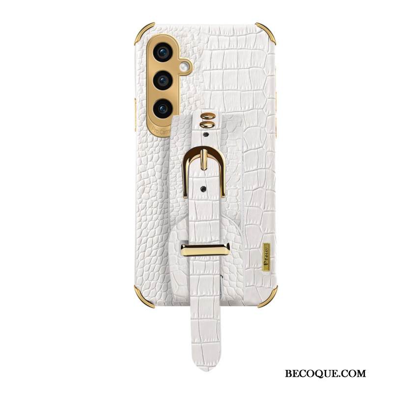 Case Samsung Galaxy A15 5g Puhelinkuoret Krokotiilityyli Rannekorun Tuella