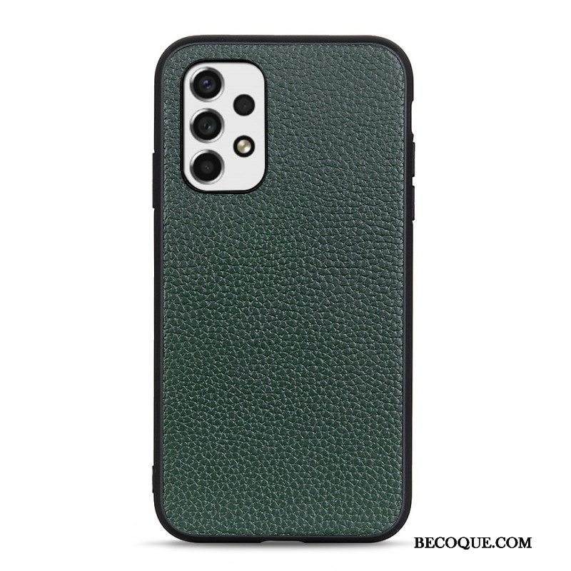 Case Samsung Galaxy A53 5G Aitoa Litsi-nahkaa