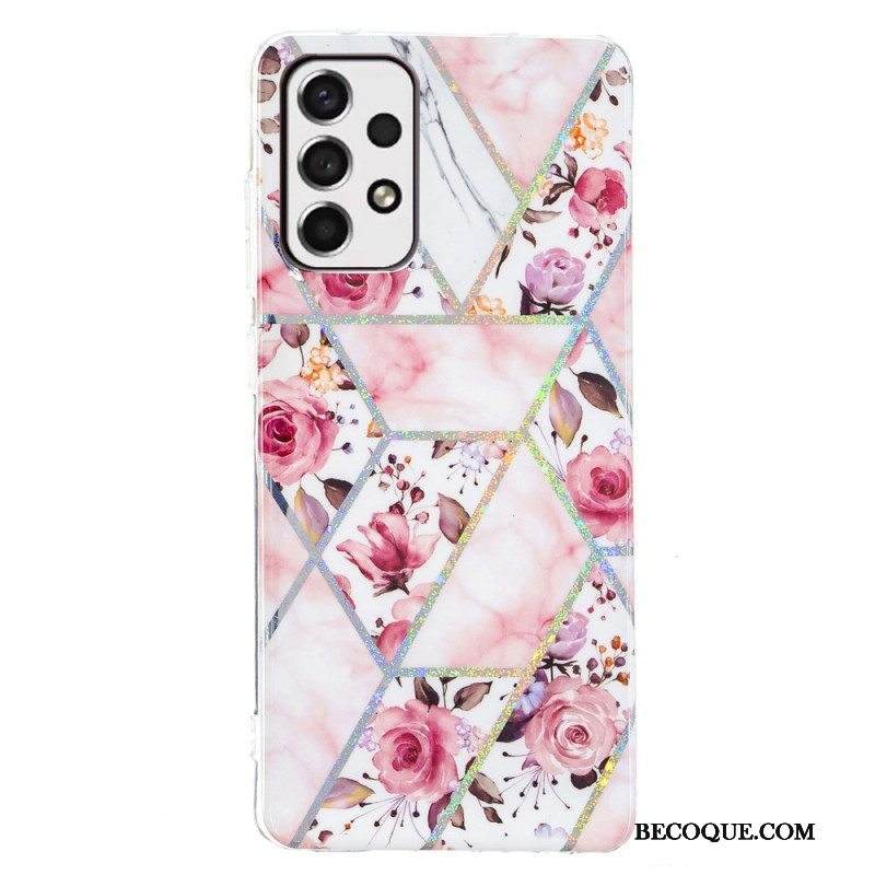 Case Samsung Galaxy A53 5G Marmoroidut Kukat