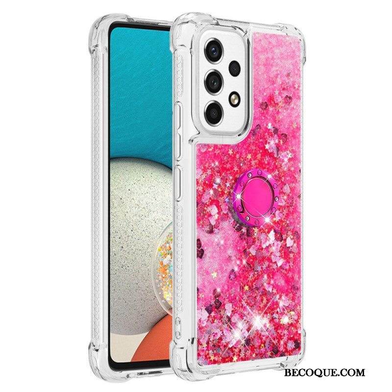 Case Samsung Galaxy A53 5G Paljetteja Rengastuella