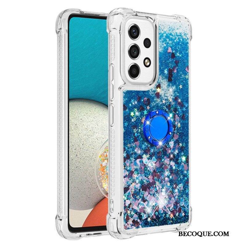 Case Samsung Galaxy A53 5G Paljetteja Rengastuella