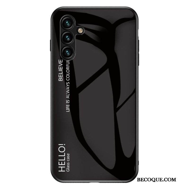 Case Samsung Galaxy A54 5G Karkaistu Lasi Hello