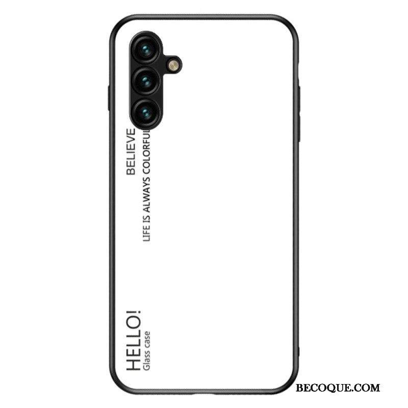 Case Samsung Galaxy A54 5G Karkaistu Lasi Hello