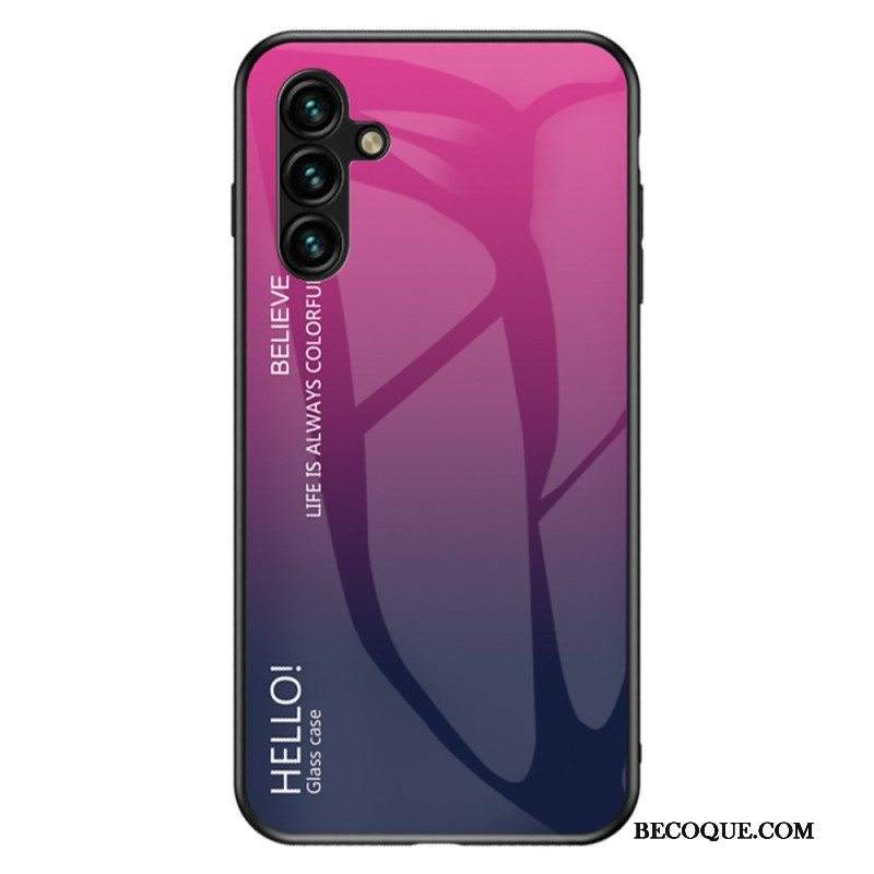 Case Samsung Galaxy A54 5G Karkaistu Lasi Hello