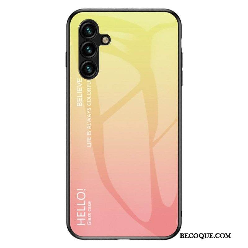 Case Samsung Galaxy A54 5G Karkaistu Lasi Hello