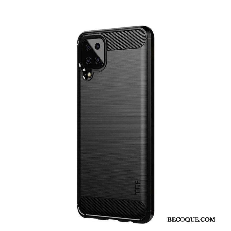 Case Samsung Galaxy M12 / A12 Mofi Harjattu Hiilikuitu