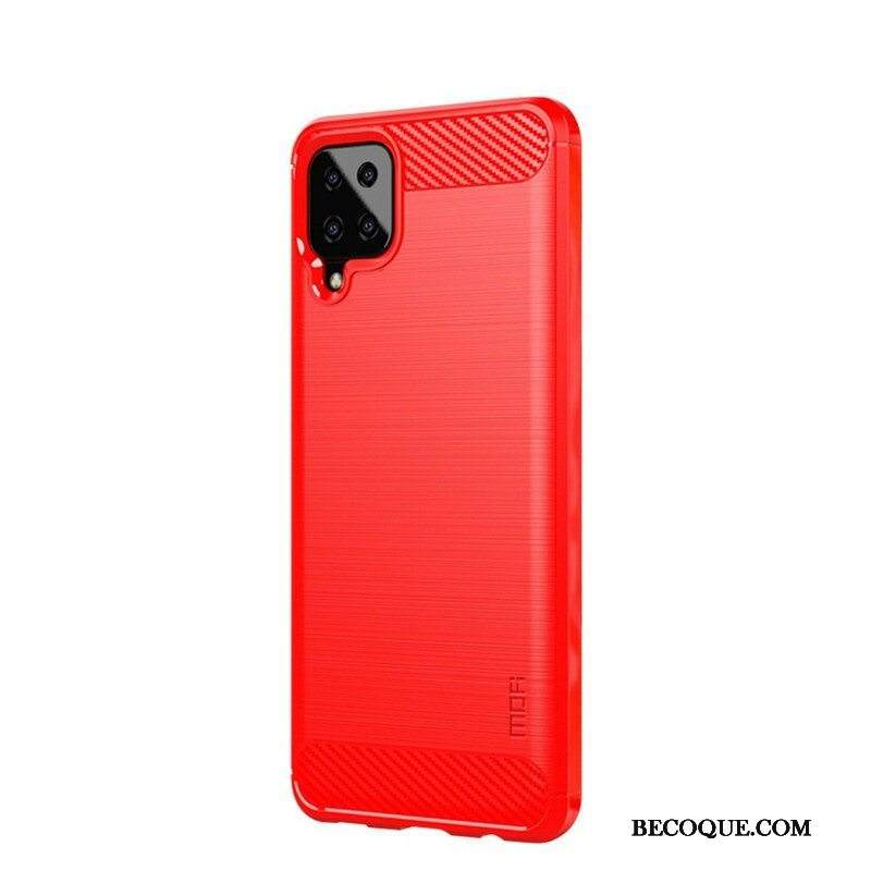 Case Samsung Galaxy M12 / A12 Mofi Harjattu Hiilikuitu