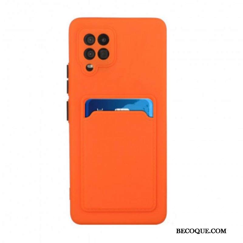 Case Samsung Galaxy M12 / A12 Silikoninen Korttikotelo