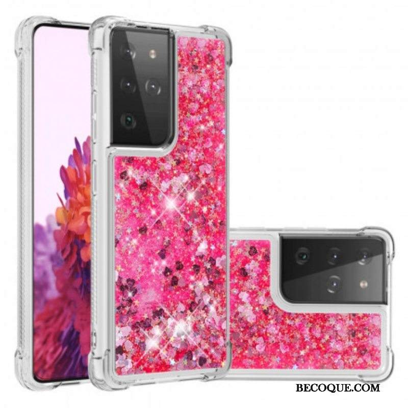 Case Samsung Galaxy S21 Ultra 5G Desires Paljetteja