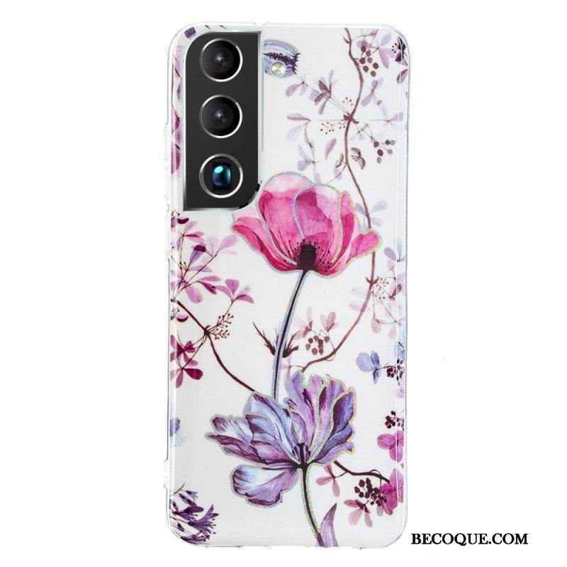 Case Samsung Galaxy S22 5G Marmoroidut Kukat