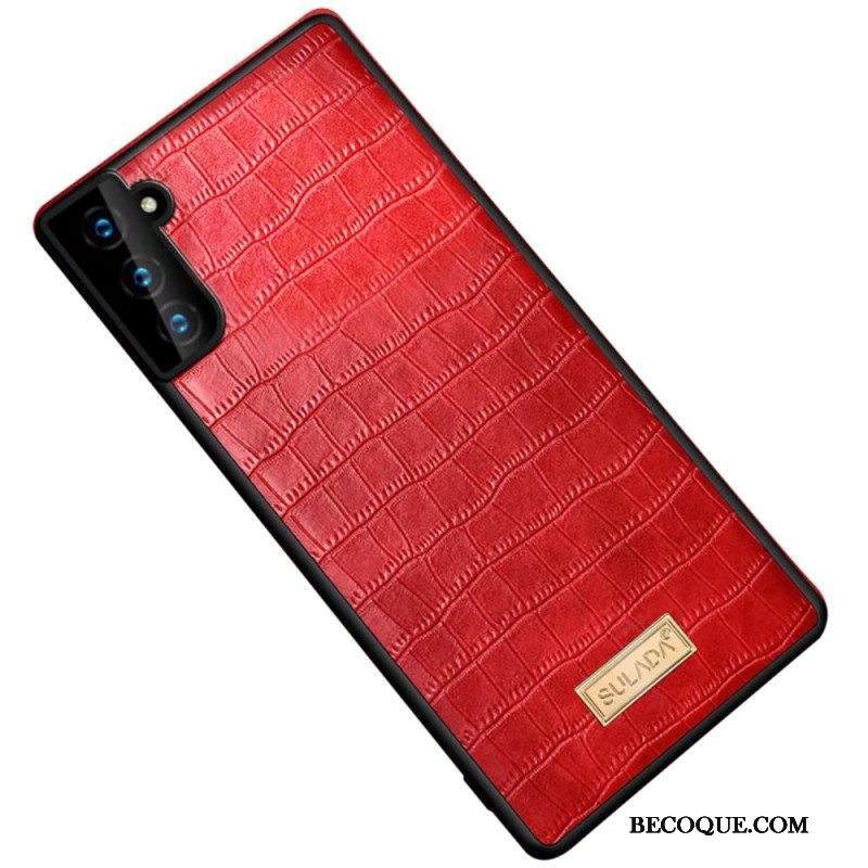 Case Samsung Galaxy S22 5G Sulada Crocodile Skin Effect