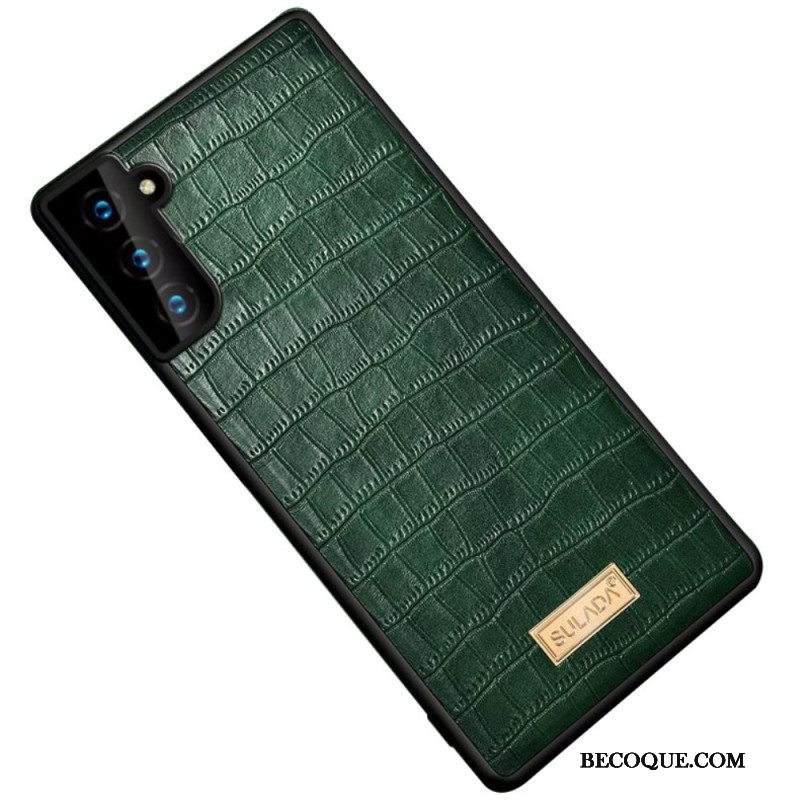 Case Samsung Galaxy S22 5G Sulada Crocodile Skin Effect