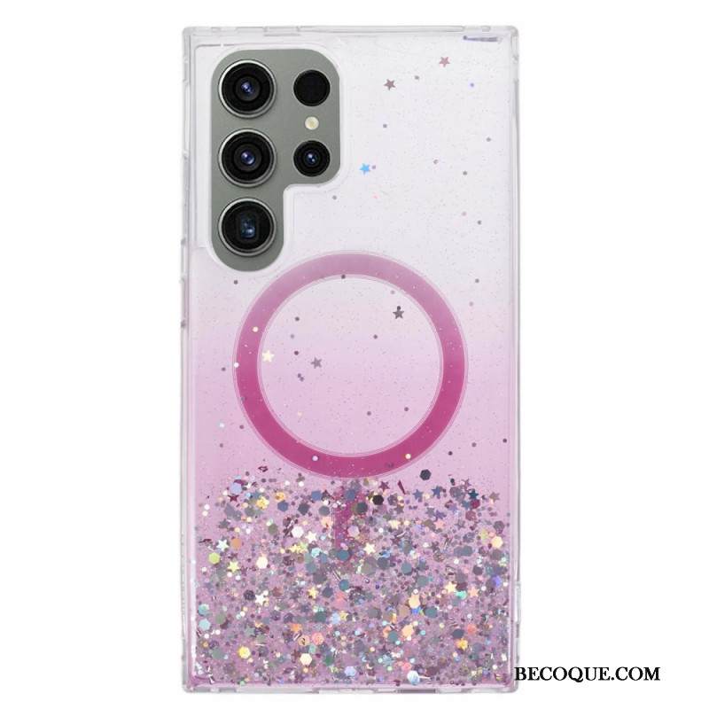 Case Samsung Galaxy S24 Ultra 5g Puhelinkuoret Magsafe-yhteensopiva Glitter