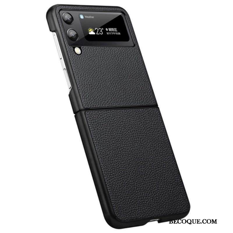 Case Samsung Galaxy Z Flip 3 5G Kotelot Flip Aitoa Nahkaa