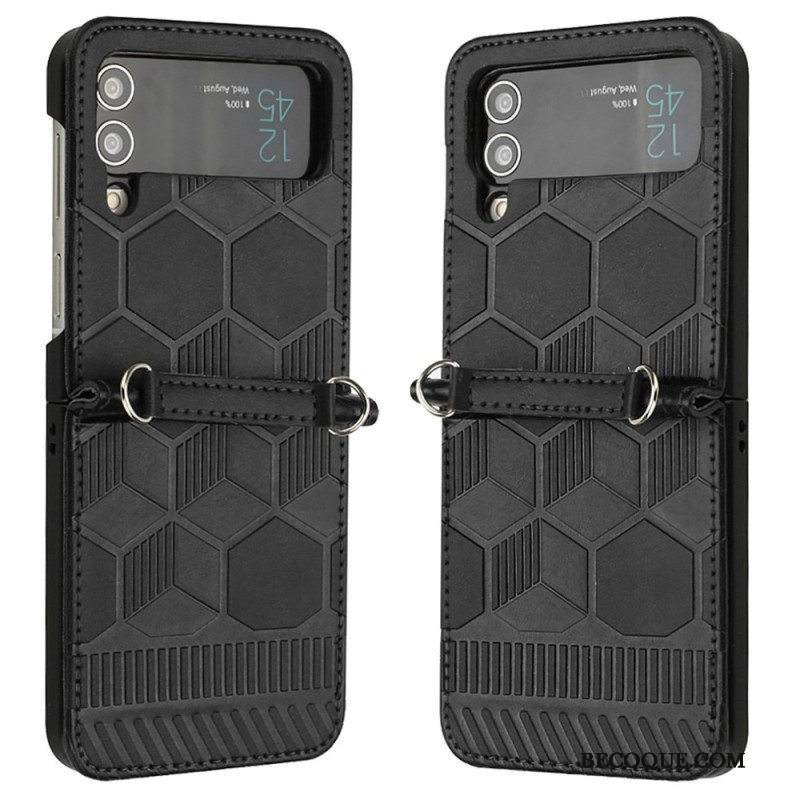 Case Samsung Galaxy Z Flip 4 Kotelot Flip Jalkapallopallon Suunnittelu