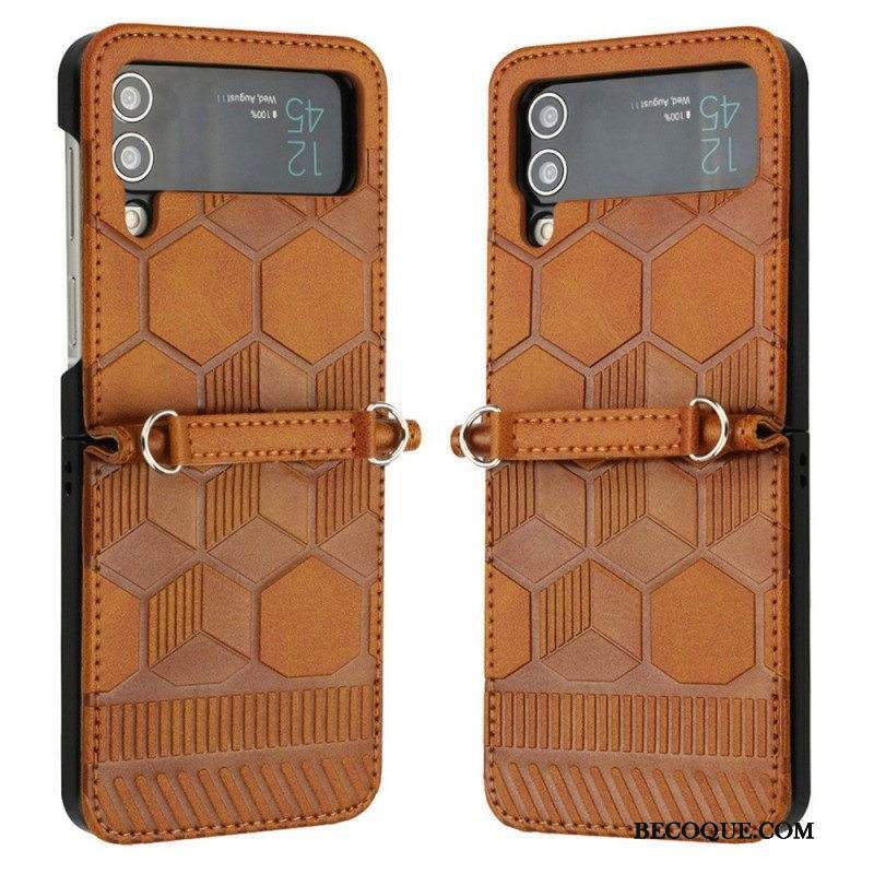 Case Samsung Galaxy Z Flip 4 Kotelot Flip Jalkapallopallon Suunnittelu