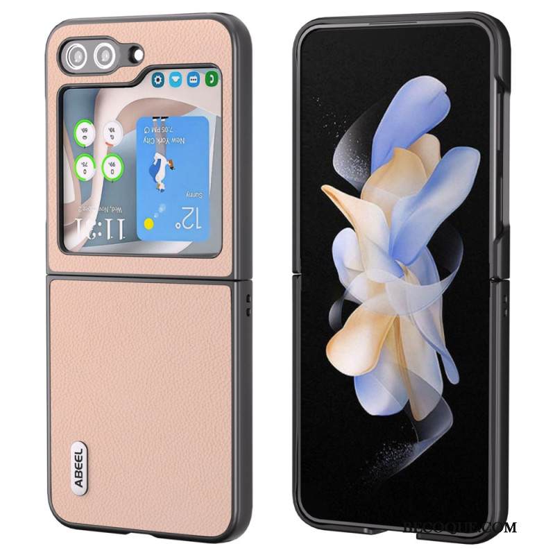 Case Samsung Galaxy Z Flip 6 Puhelinkuoret Abeel-nahkaefekti