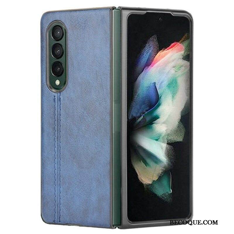 Case Samsung Galaxy Z Fold 3 5G Couture-nahkaefekti