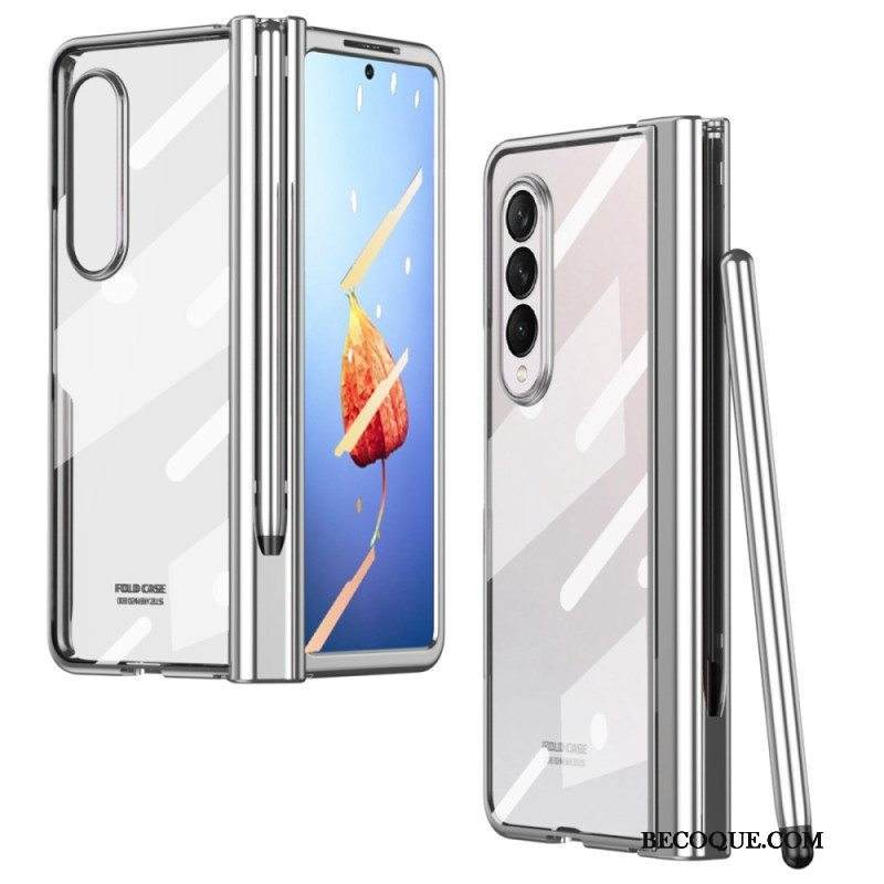 Case Samsung Galaxy Z Fold 4 Himmeä Kuori Kynällä