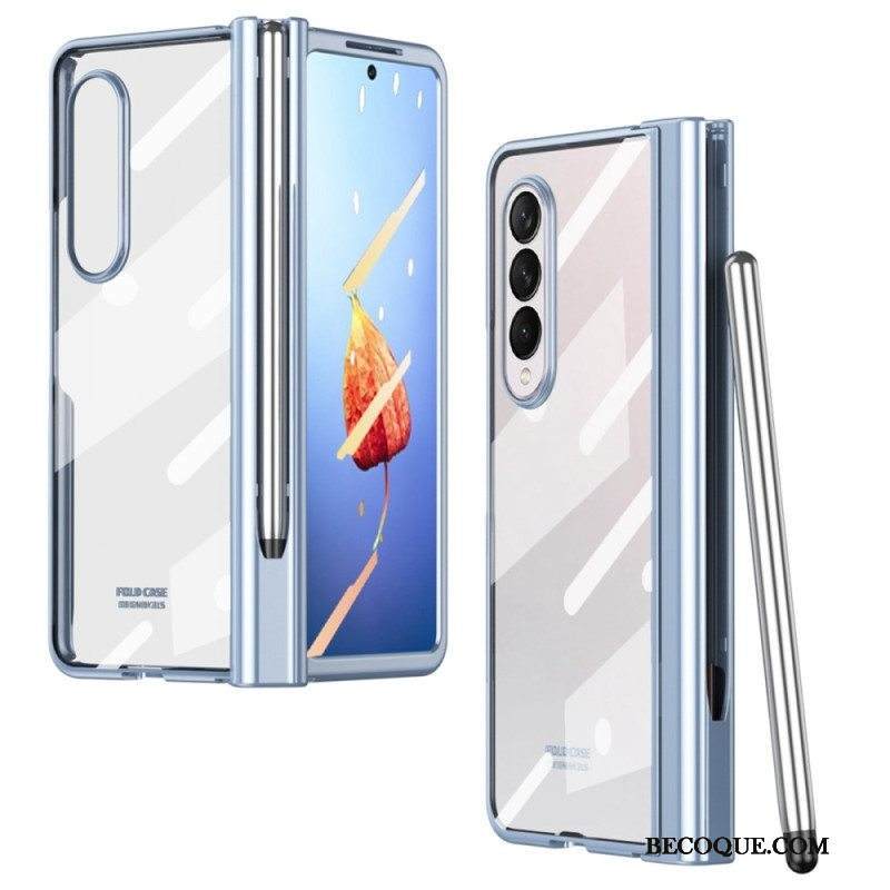 Case Samsung Galaxy Z Fold 4 Himmeä Kuori Kynällä