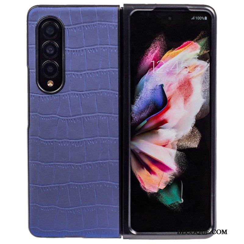 Case Samsung Galaxy Z Fold 4 Kohokuvioitu Krokotiili