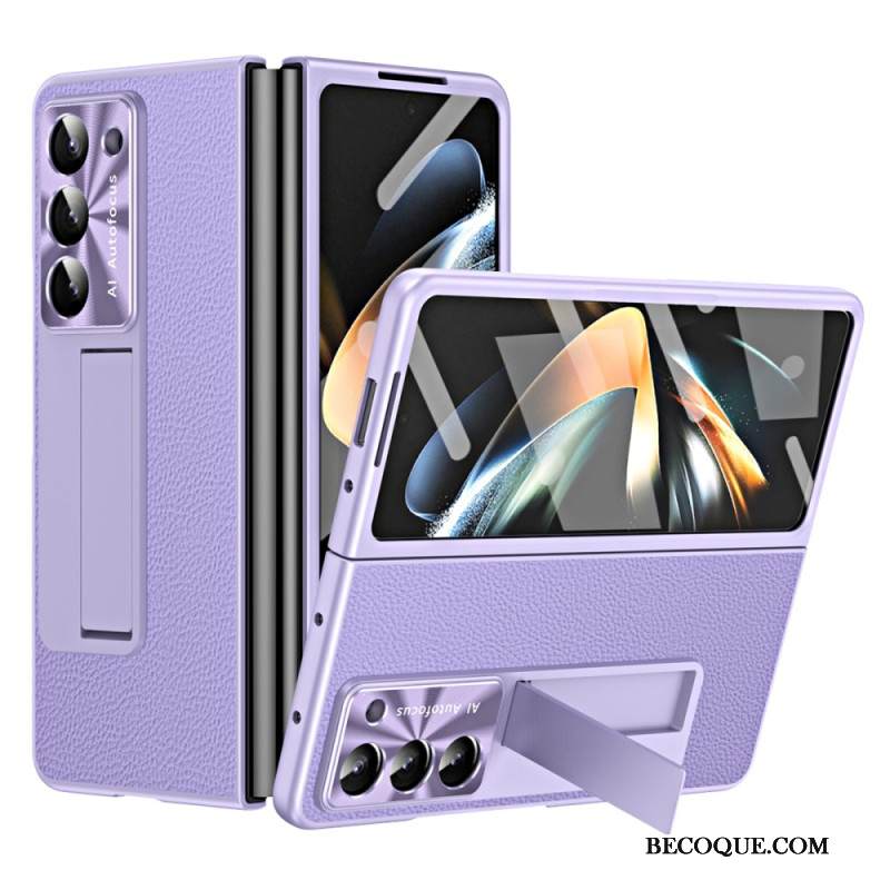 Case Samsung Galaxy Z Fold 5 Puhelinkuoret Litchin Nahkatuki