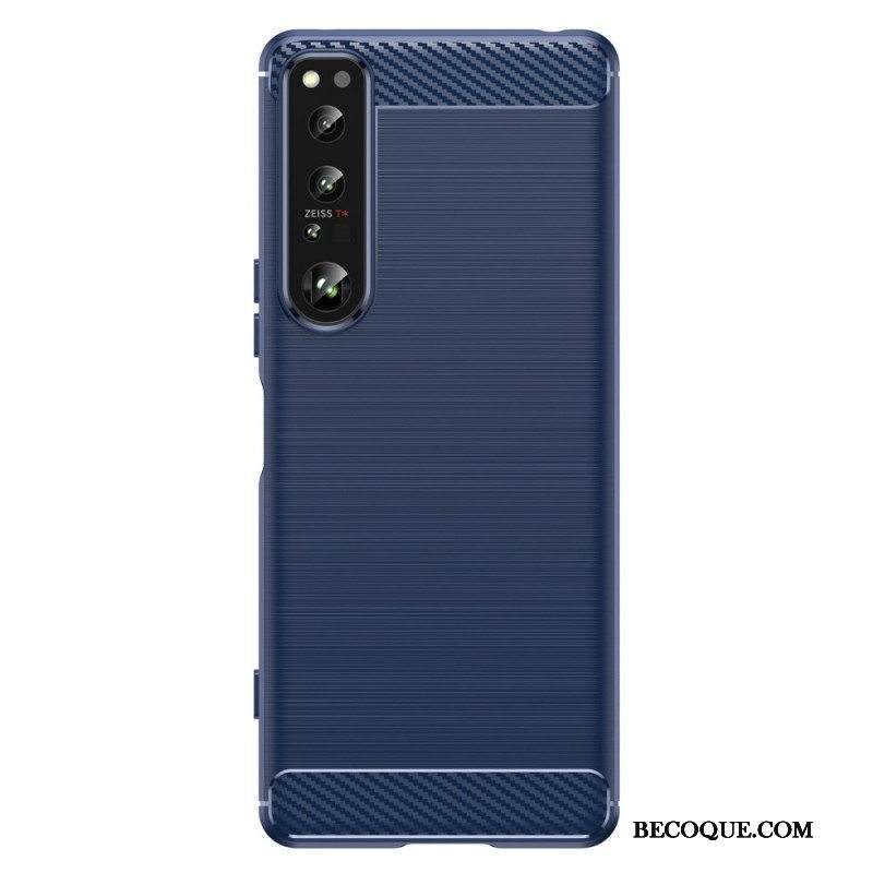 Case Sony Xperia 1 IV Harjattua Hiilikuitua