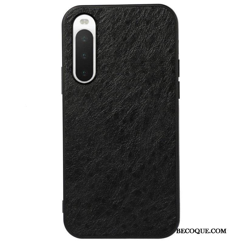 Case Sony Xperia 10 IV Nahkaefekti