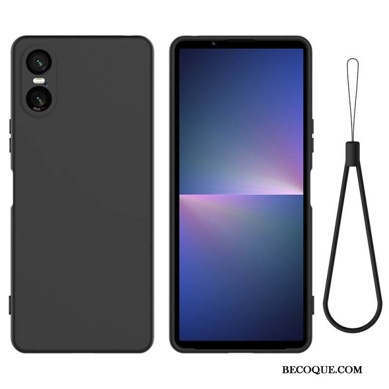 Case Sony Xperia 10 Vi Puhelinkuoret Nestemäinen Silikonihihna