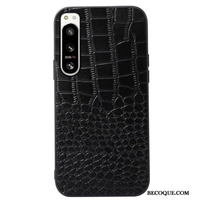 Case Sony Xperia 5 IV Aito Crocodile Texture -nahka