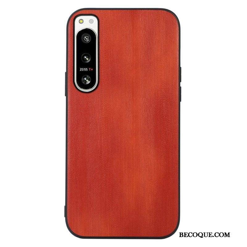 Case Sony Xperia 5 IV Teksturoitu Keinonahka