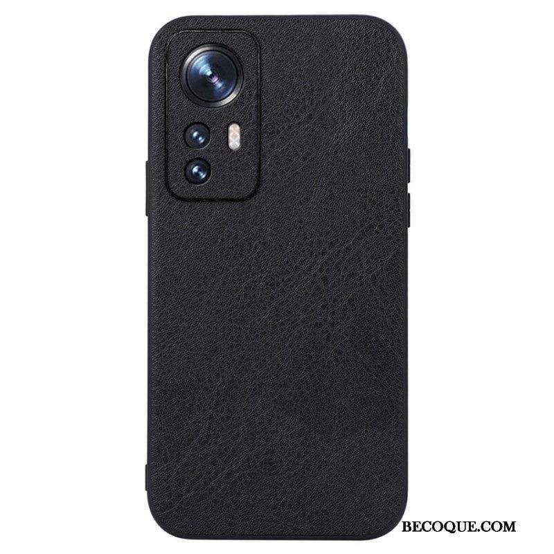 Case Xiaomi 12 / 12X Elegance Leather Effect