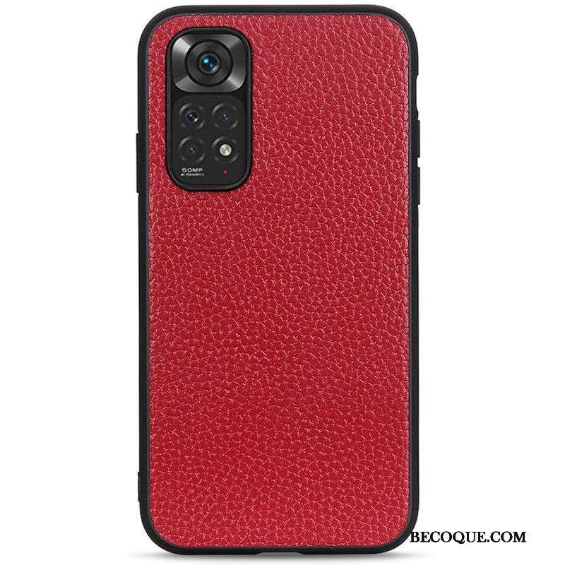 Case Xiaomi Redmi Note 11 / 11S Aitoa Litsi-nahkaa