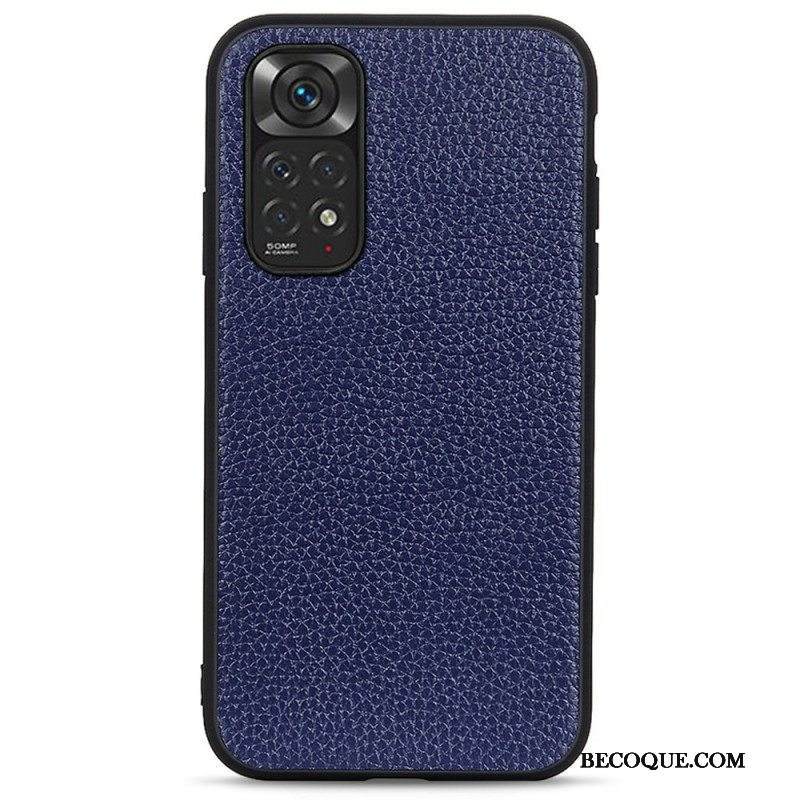 Case Xiaomi Redmi Note 11 / 11S Aitoa Litsi-nahkaa