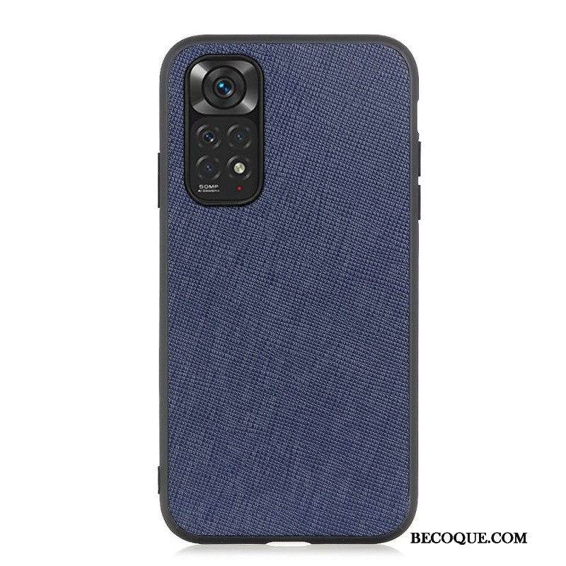 Case Xiaomi Redmi Note 11 / 11S Aitoa Teksturoitua Nahkaa