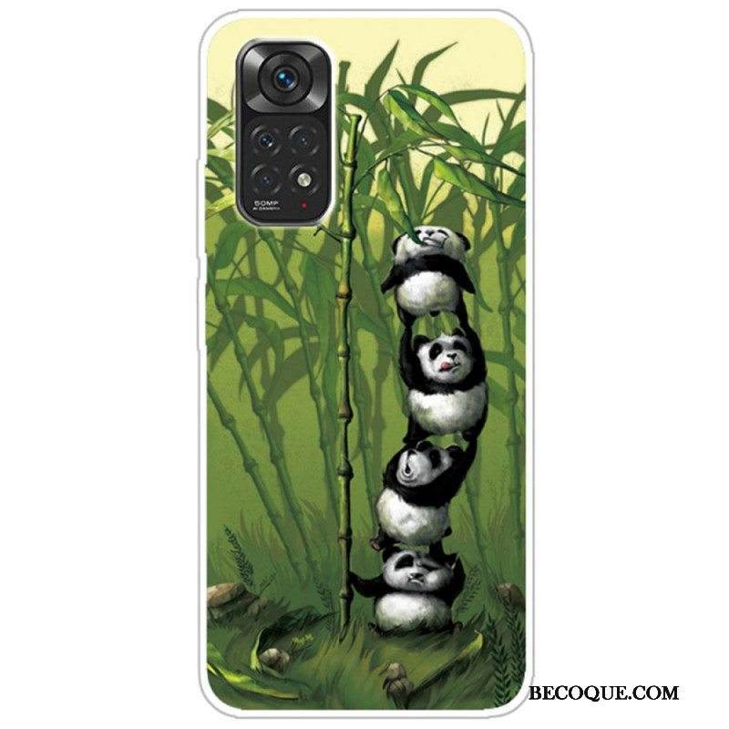 Case Xiaomi Redmi Note 11 / 11S Pandajoukko