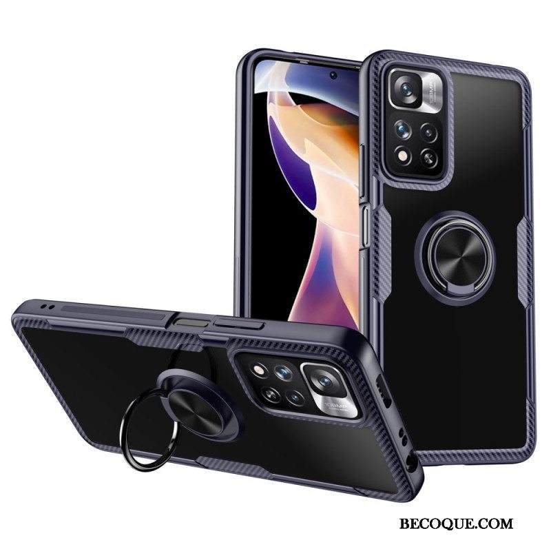 Case Xiaomi Redmi Note 11 Pro Plus 5G Hiilikuitumetallirengas