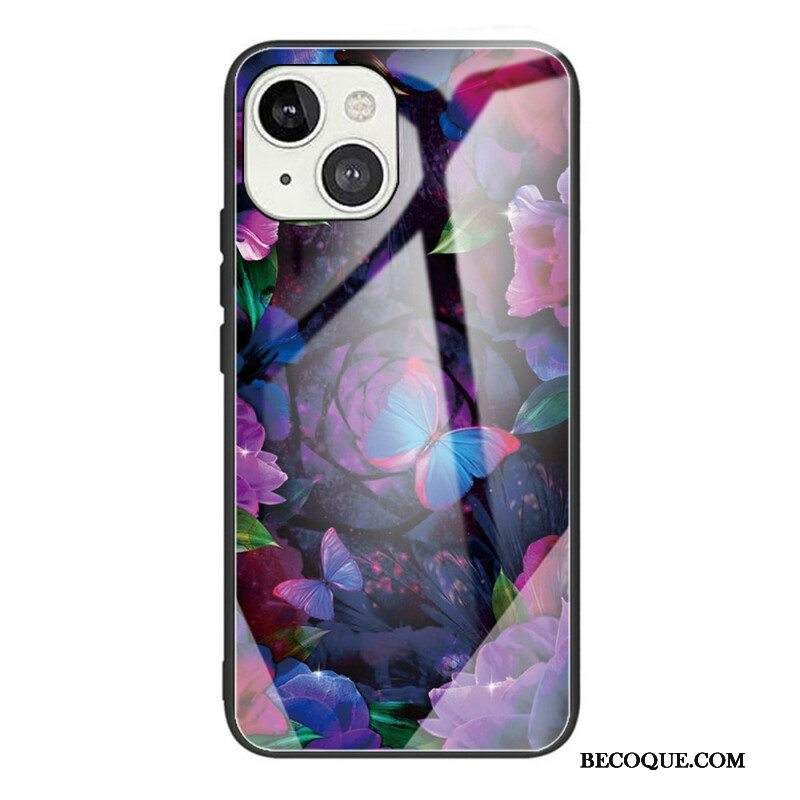 Case iPhone 13 Mini Butterflies Variation Karkaistu Lasi