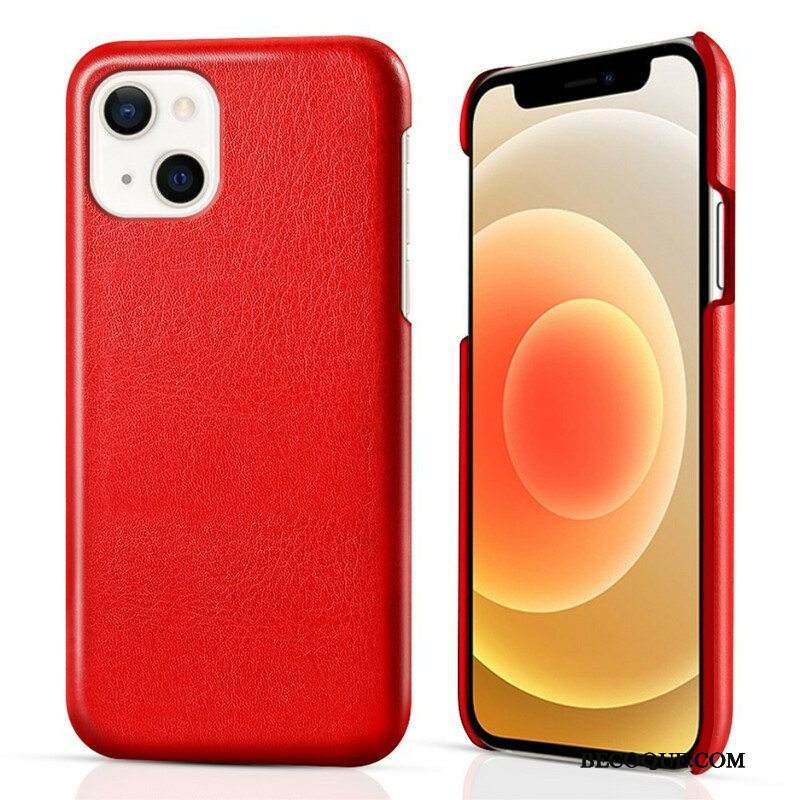 Case iPhone 13 Mini Ksq-nahkaefekti