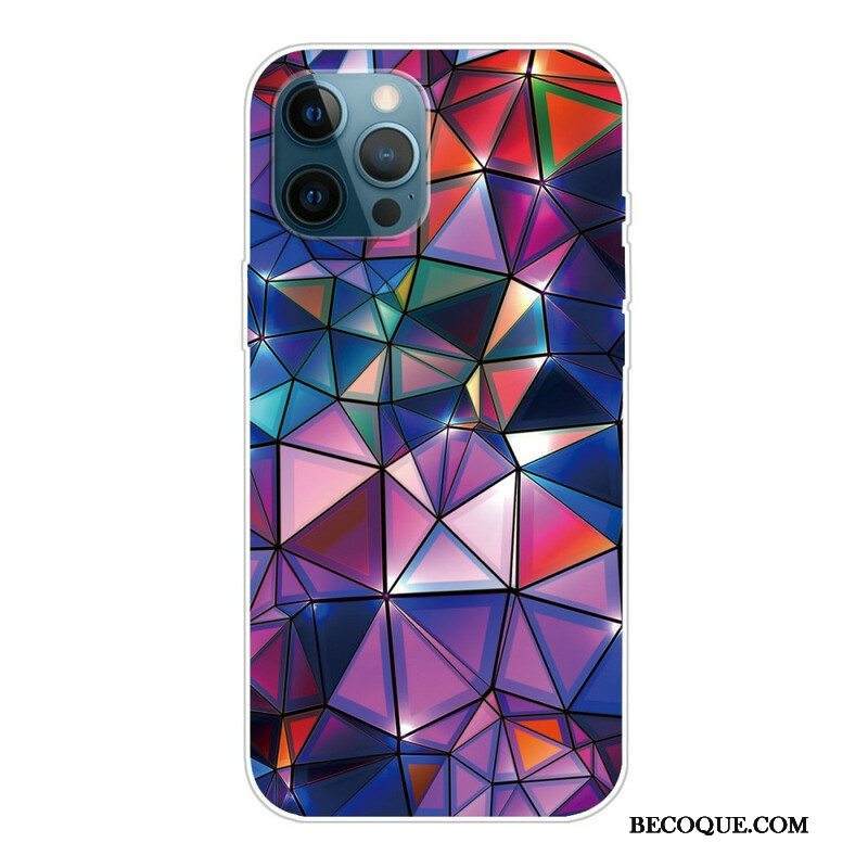 Case iPhone 13 Pro Max Joustava Geometria