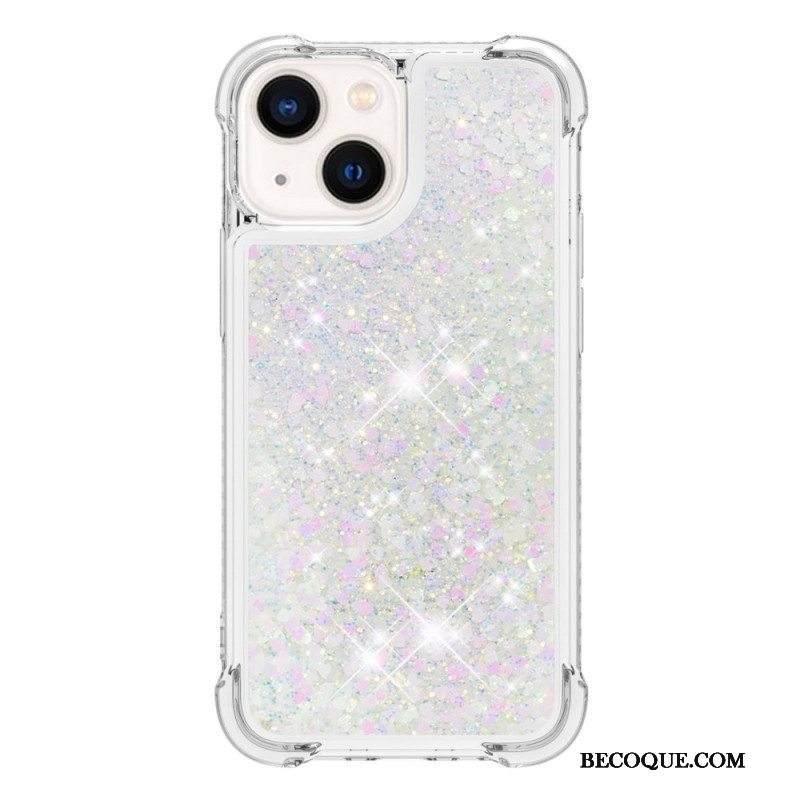 Case iPhone 15 Glitteriä