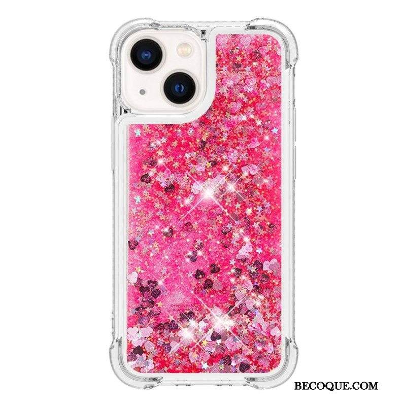 Case iPhone 15 Glitteriä