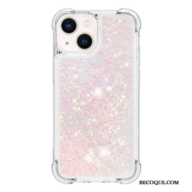 Case iPhone 15 Glitteriä