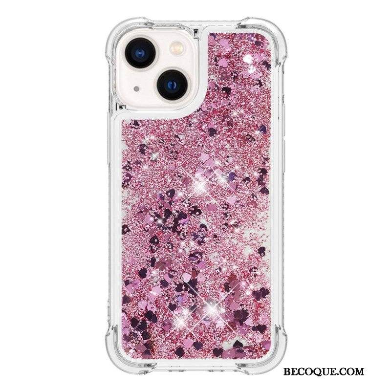 Case iPhone 15 Glitteriä