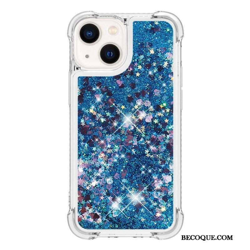 Case iPhone 15 Glitteriä