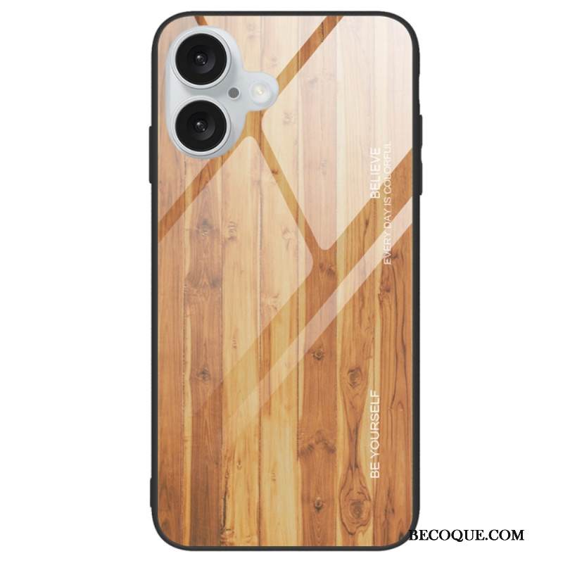 Case iPhone 16 Puhelinkuoret Karkaistu Lasipuu