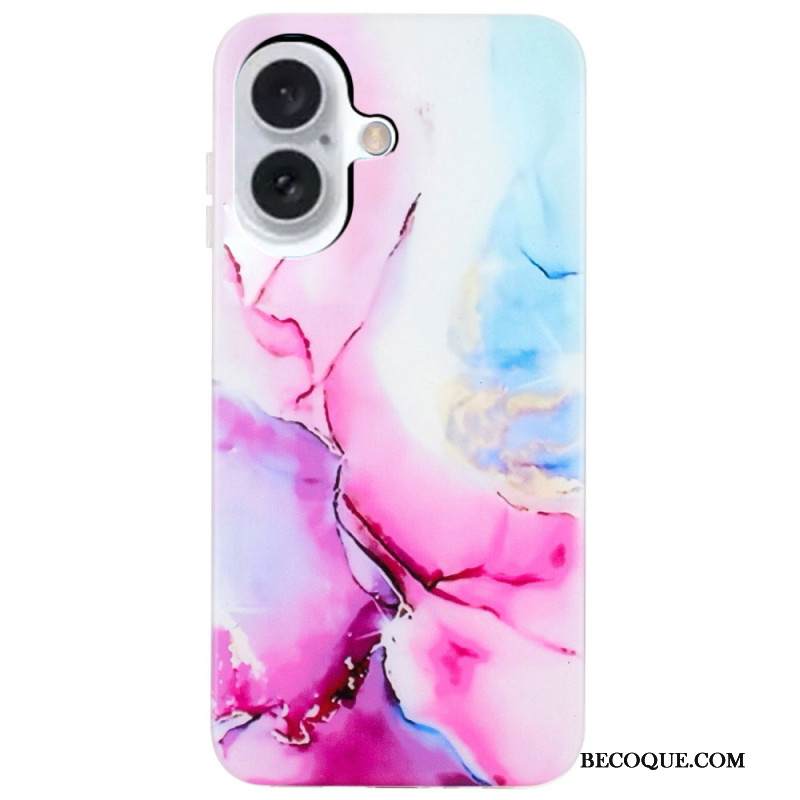 Case iPhone 16 Puhelinkuoret Marmoroitu Kuvio